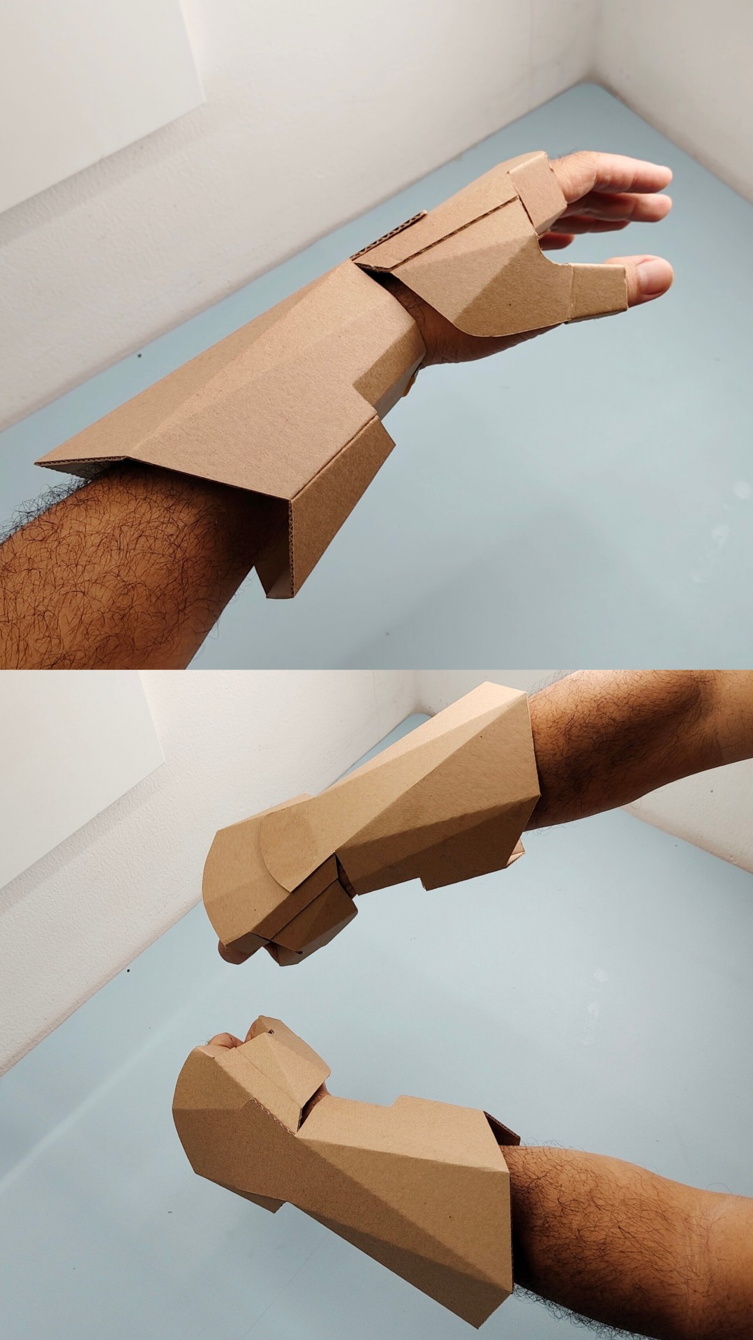 cardboard Knight Gauntlet